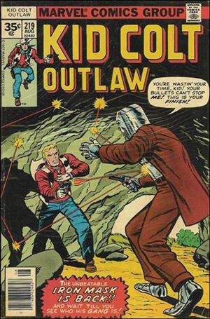 Kid Colt Outlaw  issue 219-B 35 Cent Price Cover