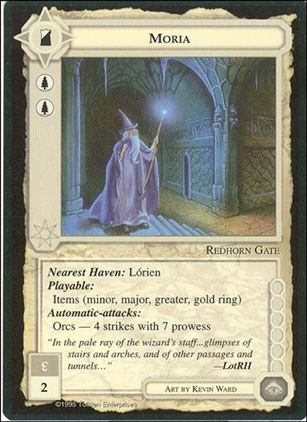 Middle-Earth: The Wizards (Base Set) card 294 Moria