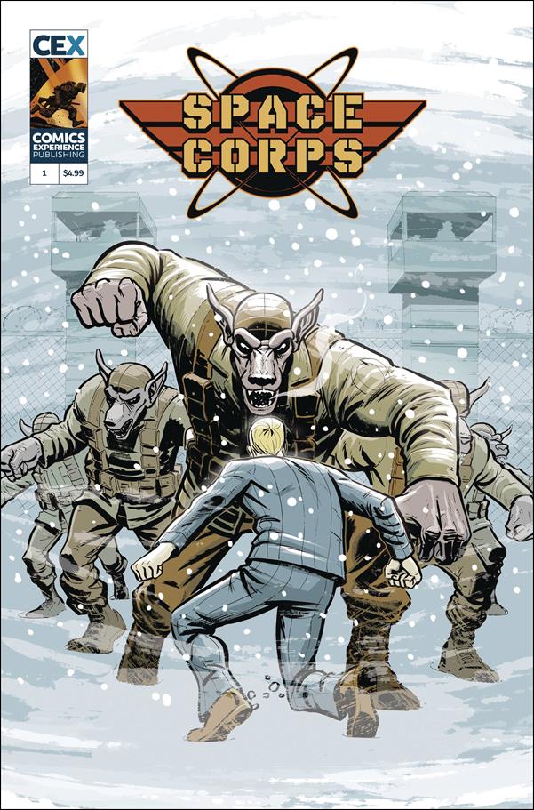 Space Corps issue 1 Gannon Beck Fight Cover
