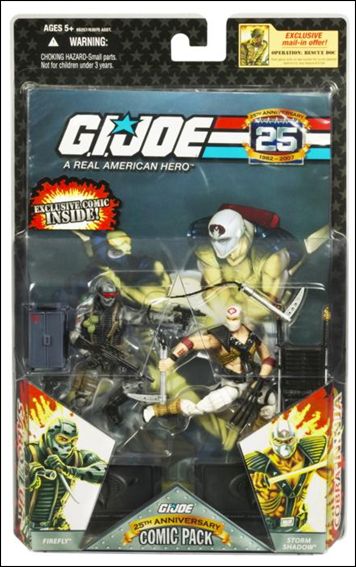 G.I. Joe 25th Anniversary Comic Packs figure 10 Firefly and Storm Shadow