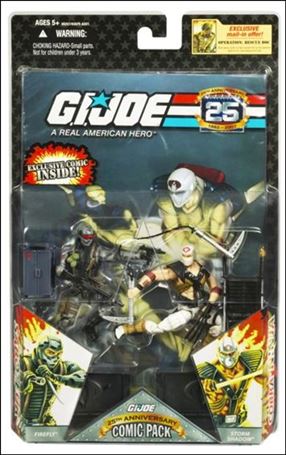 G.I. Joe 25th Anniversary Comic Packs figure 10 Firefly and Storm Shadow