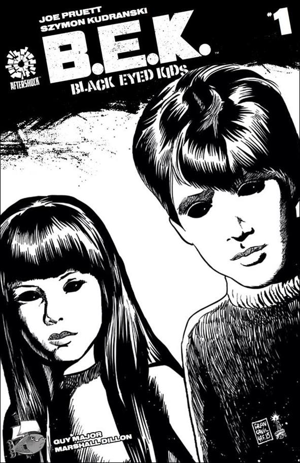 Black-Eyed Kids issue 1-C Francesco Francavilla B&W Ssalefish Cover 1/500