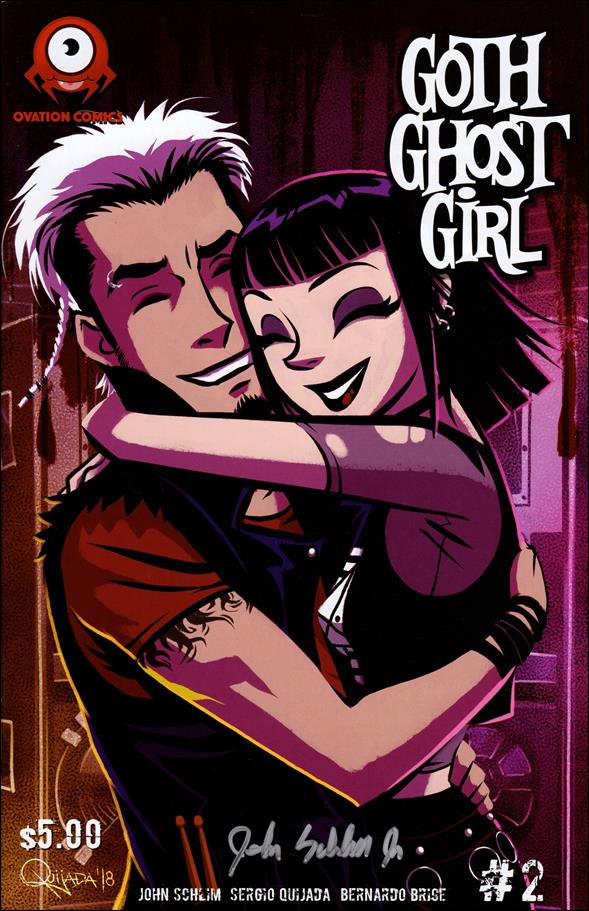 Goth Ghost Girl issue 2-B Hug Cover