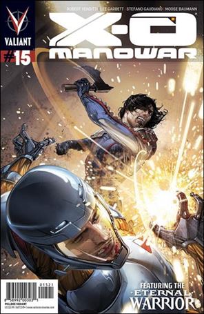 X-O Manowar (2012)  issue 15-B Clayton Crain Pullbox Cover