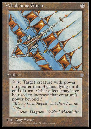 Magic the Gathering: Ice Age (Base Set) card 349 Whalebone Glider