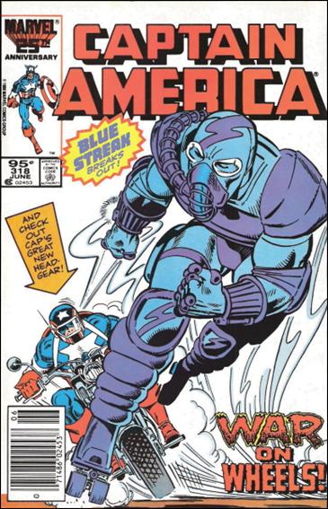 Captain America (1968) issue 318-B Canadian Price Cover