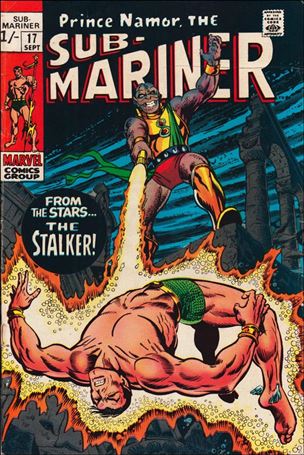 Sub-Mariner (1968) issue 17-B UK Price Cover