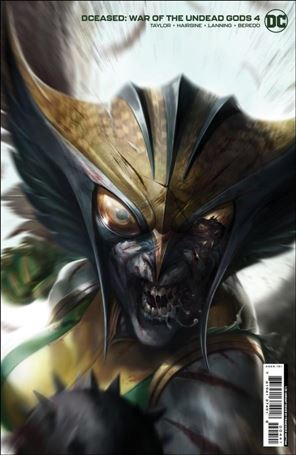 DCeased: War of the Undead Gods issue 4-D Francesco Mattina 1:25 Cardstock Cover