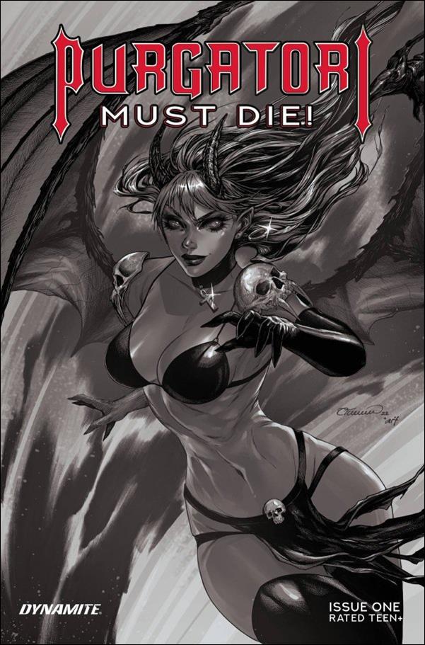 Purgatori Must Die! issue 1-I Collette Turner 1:20 B&W Cover