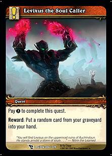 World of Warcraft: March of the Legion (Base Set) card 306 Levixus the Soul Caller
