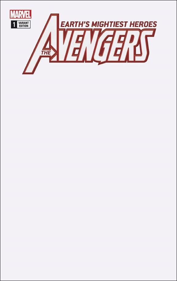 Avengers (2018/07) issue 1-E Blank/Sketch Cover