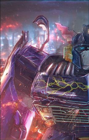 Transformers (2023) issue 20-H Retailer Exclusive Tiago da Silva Connecting Cover