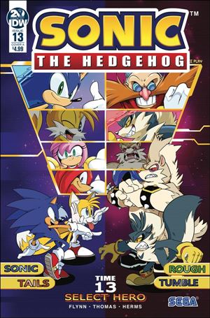 Sonic the Hedgehog (2018) issue 13 Adam Bryce Thomas Cover