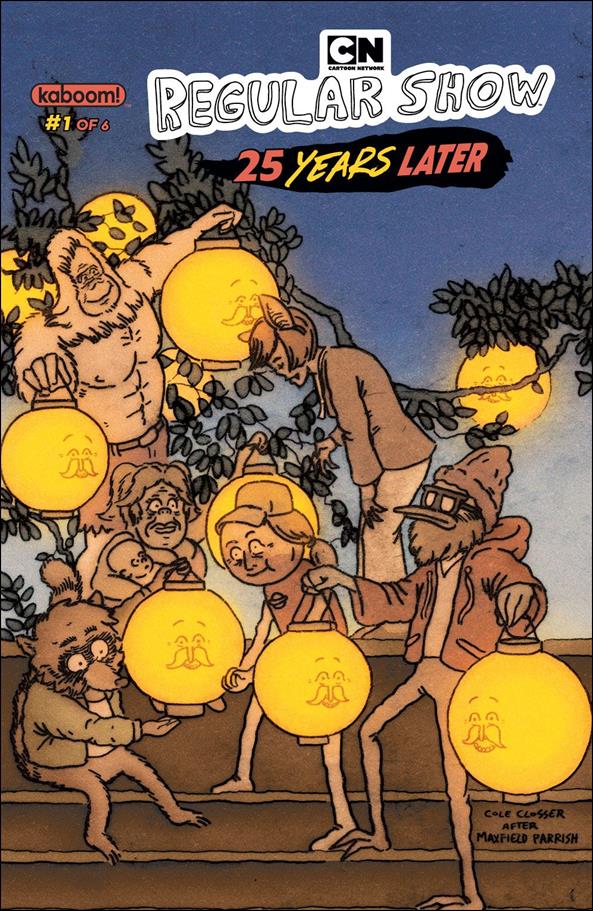 Regular Show: 25 Years Later issue 1-B Cole Closser Subscription Cover