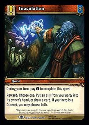 World of Warcraft: Through the Dark Portal (Base Set) card 290 Inoculation