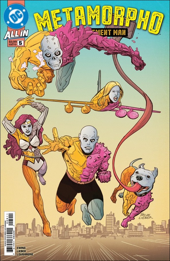 Metamorpho: The Element Man (2025) issue 5 Steve Lieber Cover