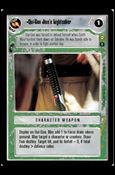 Star Wars: Tatooine Limited (Base Set) card 99 Qui-Gon Jinn's Lightsaber (Alternate Image)