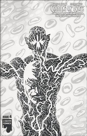 Coming of Rage issue 4-C Francesco Biagini Demon Black & White Cover 1/250