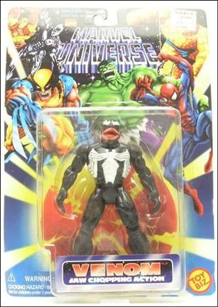 Marvel Universe (1996) figure 15 Venom (with Jaw Chopping Action)