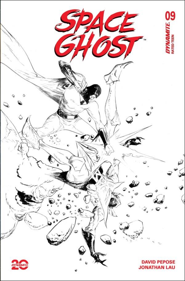 Space Ghost (2024) issue 9-H Jae Lee B&W 1:15 Cardstock Cover