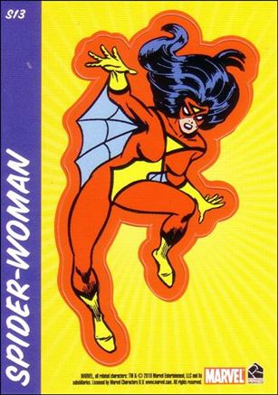 70 Years of Marvel Comics (Retro Sticker Subset) card S13 Spider-Woman