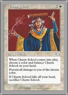 Magic the Gathering: Unglued (Base Set) card 1 Charm School