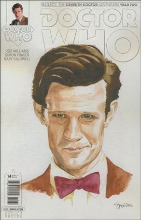 Doctor Who: The Eleventh Doctor Year Two issue 14-C Simon Myers Water Color Cover