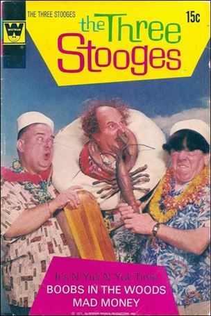 Three Stooges (1960) issue 53-B Whitman Cover