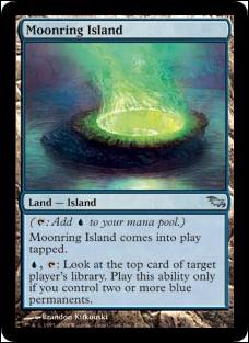 Magic the Gathering: Shadowmoor (Base Set) card 276 Moonring Island
