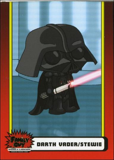Family Guy Presents Episode IV A New Hope (Base Set) card 7 Darth Vader / Stewie