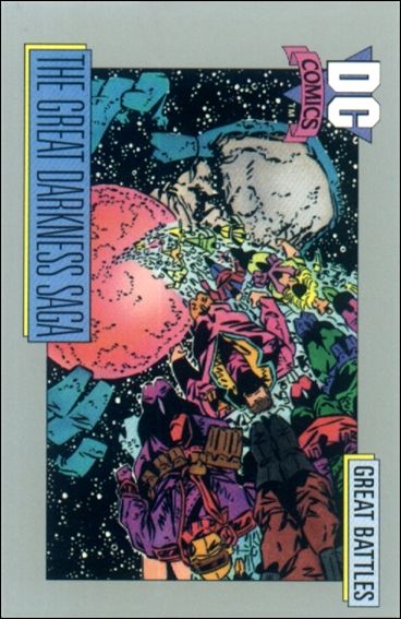 DC Cosmic Cards (Base Set) card 161 The Great Darkness Saga Card B