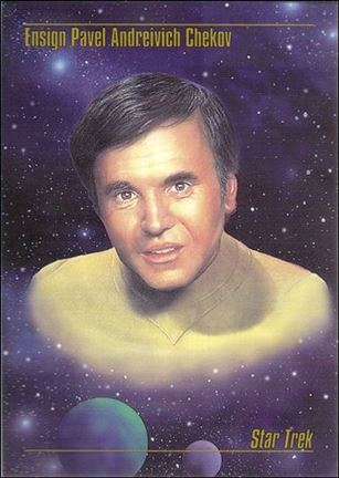 Star Trek Master Series: Series 1 (Base Set) card 07 Ensign Pavel Andreivich Chekov