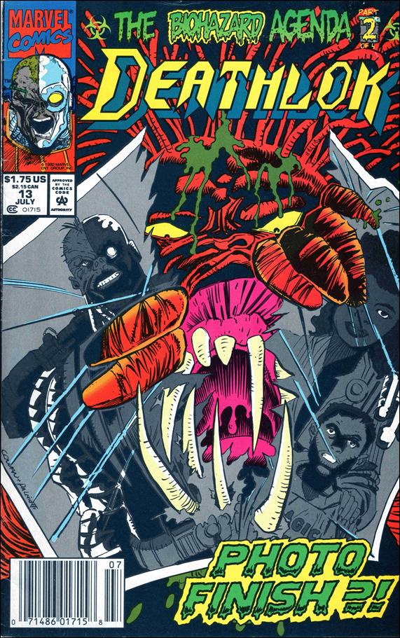 Deathlok (1991) issue 13-B Newsstand Cover