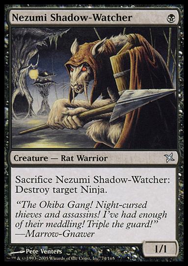 Magic the Gathering: Betrayers of Kamigawa (Base Set) card 74 Nezumi Shadow-Watcher