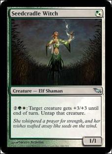 Magic the Gathering: Shadowmoor (Base Set) card 241 Seedcradle Witch