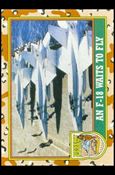 Desert Storm: Series 1 (Base Set) card 29 An F-18 Waits to Fly