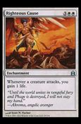 Magic the Gathering: Commander (Base Set) card 29 Righteous Cause
