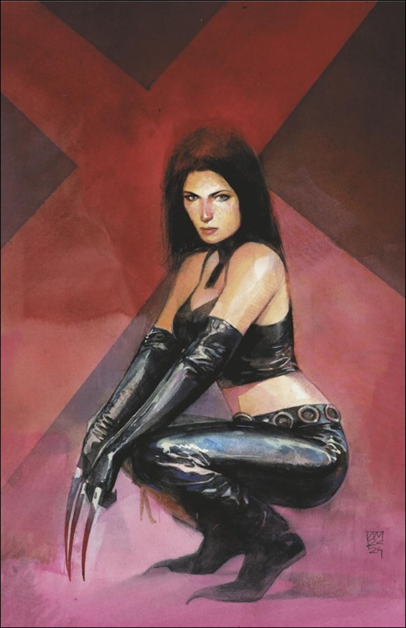 Laura Kinney: Wolverine issue 5-D Alex Maleev Virgin 1:50 Cover