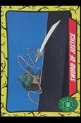 Teenage Mutant Ninja Turtles: Series 1 (Base Set) card 50 Sword of Justice