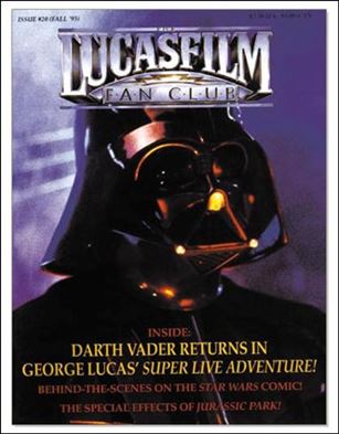 Lucasfilm Fan Club Magazine issue 20 Darth Vader