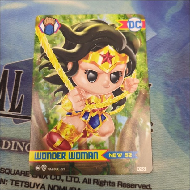 DC Comics Ooshies Collector Cards: Series 2 card 23 Wonder Woman:  New 52