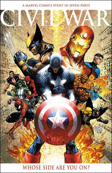 Civil War (2006) issue 1-B Michael Turner 1:25 Cardstock Color Cover