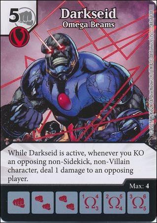 DC Comics Dice Masters Justice League  card 49 Darkseid - Omega Beams