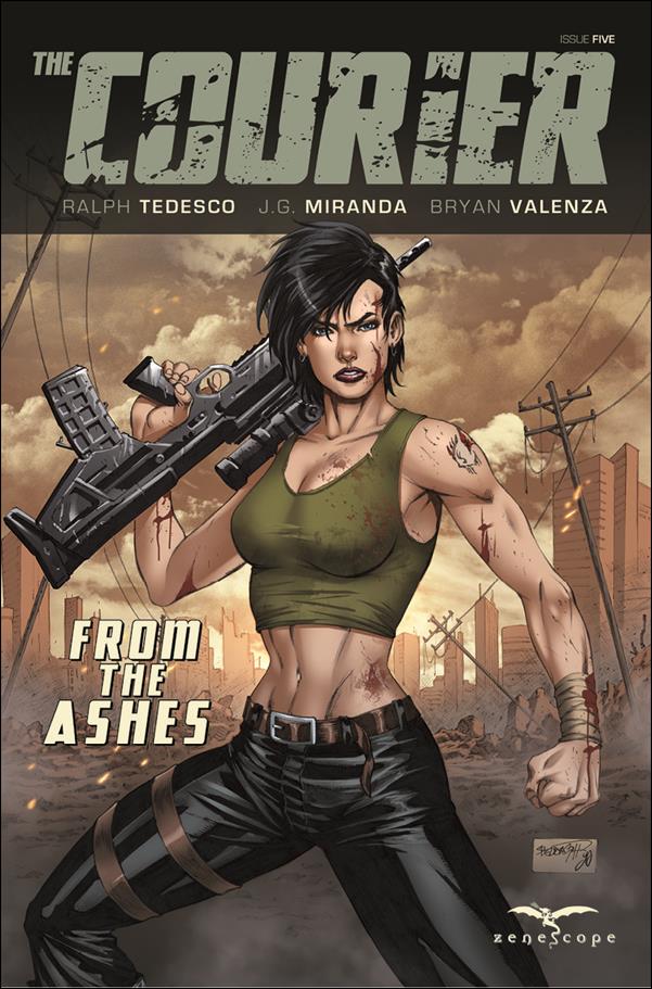 Courier: From the Ashes issue 5 Sheldon Goh Cover