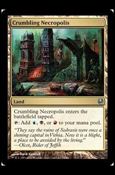 Magic the Gathering: Duel Decks: Ajani vs. Nicol Bolas card 74 Crumbling Necropolis