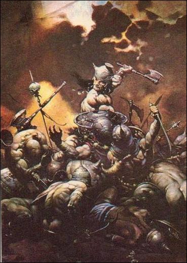 Frazetta (Base Set) card 44 The Destroyer