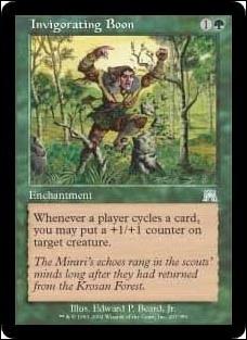 Magic the Gathering: Onslaught (Base Set) card 267 Invigorating Boon