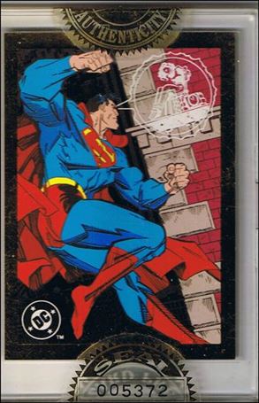 Wizard: The Superman Tribute Edition (Promo) card 1-B Superman (Gold Foil Sealed and Numbered)