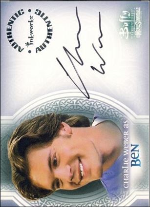 Buffy the Vampire Slayer: Men of Sunnydale (Autograph Subset) card A9 Charlie Weber as Ben