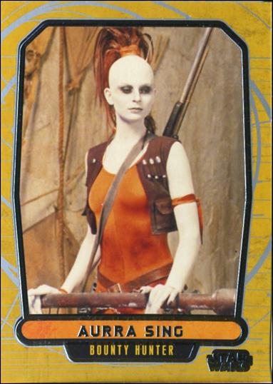 Star Wars Galactic Files (Base Set) card 32 Aurra Sing Bounty Hunter